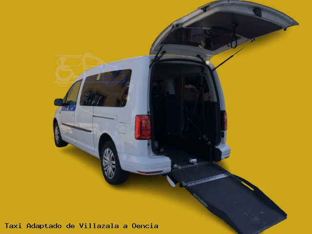Taxi accesible de Oencia a Villazala