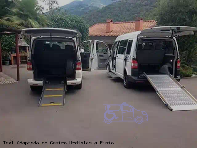 Taxi accesible de Pinto a Castro-Urdiales