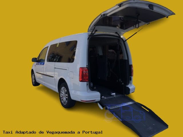 Taxi accesible de Portugal a Vegaquemada